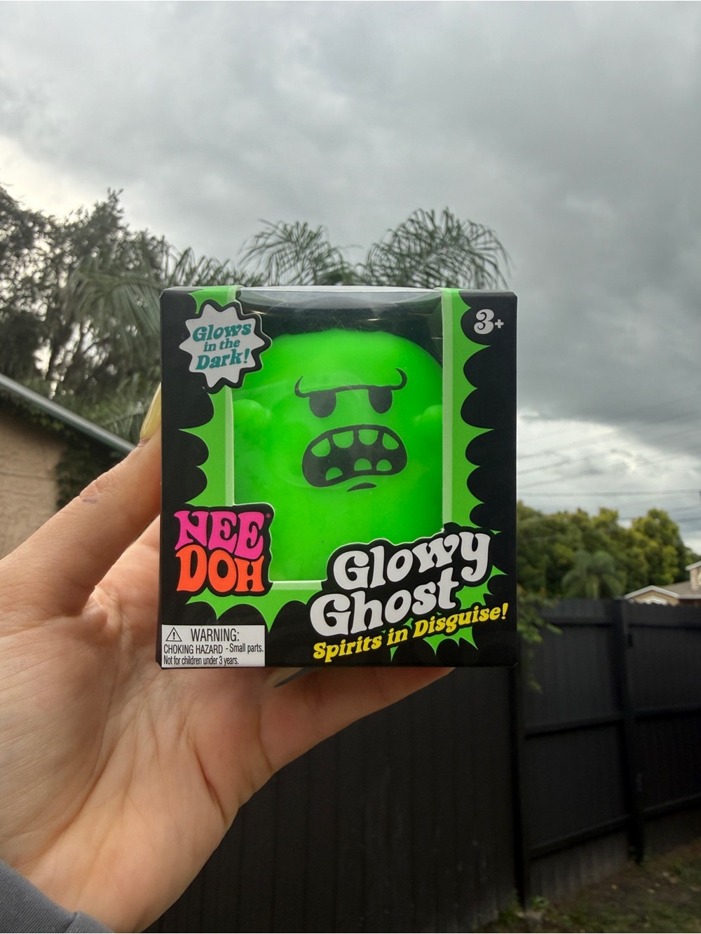 Glowy Ghost Glow-in-the-Dark Kids Toy - Green